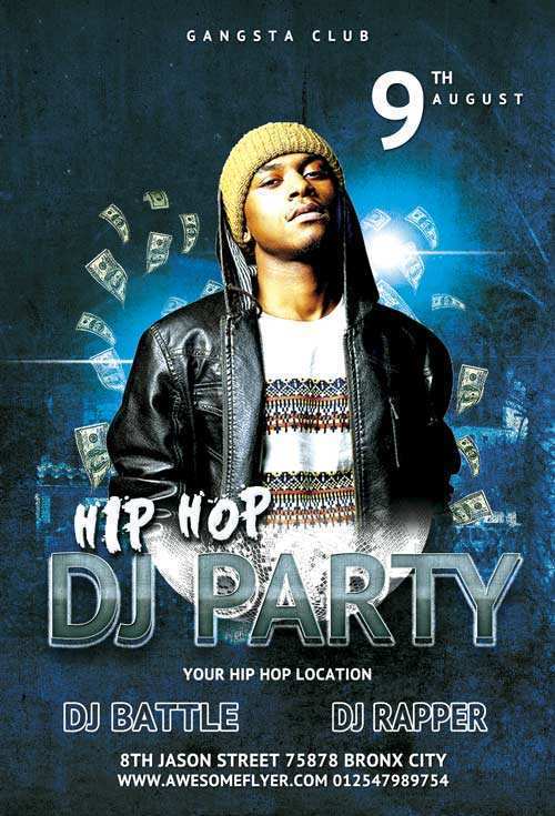 34 Adding Free Hip Hop Flyer Templates For Free by Free Hip Hop Flyer Templates