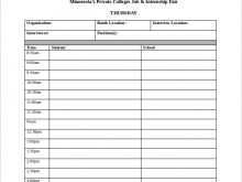 34 Adding Interview Schedule Template Research Photo with Interview Schedule Template Research