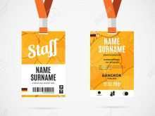 Event Id Card Template