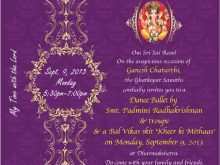 34 Best Invitation Card Format For Ganesh Chaturthi Templates with Invitation Card Format For Ganesh Chaturthi