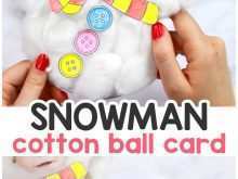 34 Best Snowman Christmas Card Template Download by Snowman Christmas Card Template