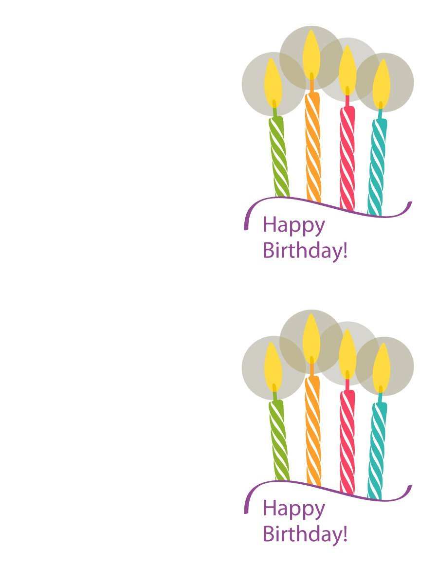 34 Blank Birthday Card Layout Templates for Ms Word with Birthday Card Layout Templates
