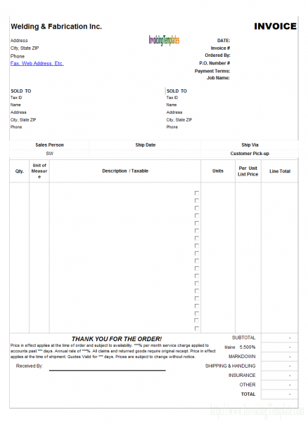 34 Blank Service Tax Invoice Format 2019 Download for Service Tax Invoice Format 2019