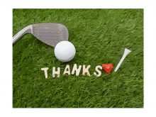 34 Create Golf Thank You Card Template Formating for Golf Thank You Card Template