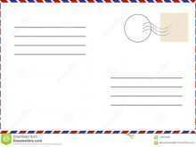 34 Create Postcard Template With Stamp For Free for Postcard Template With Stamp