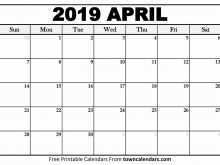 34 Creating Daily Calendar Template April 2019 Templates for Daily Calendar Template April 2019