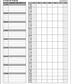 34 Creating High School Student Planner Template for Ms Word for High School Student Planner Template