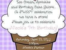 Ice Cream Party Flyer Template