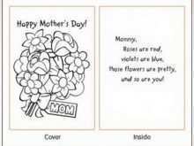 34 Customize Mother S Day Card Templates To Colour for Ms Word by Mother S Day Card Templates To Colour