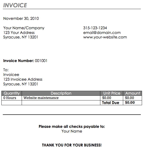 34 Customize Our Free Freelance Proofreading Invoice Template Photo by