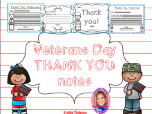 Veterans Day Thank You Card Template