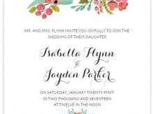 34 Customize Wedding Card Templates In Word For Free with Wedding Card Templates In Word