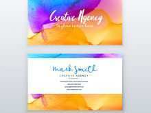 34 Format Business Card Templates Watercolor for Business Card Templates Watercolor