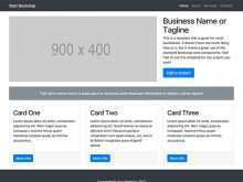 34 Format Card Template Free Bootstrap for Ms Word with Card Template Free Bootstrap