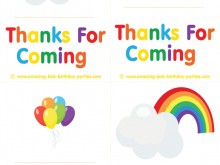 34 Format Rainbow Birthday Card Template With Stunning Design with Rainbow Birthday Card Template