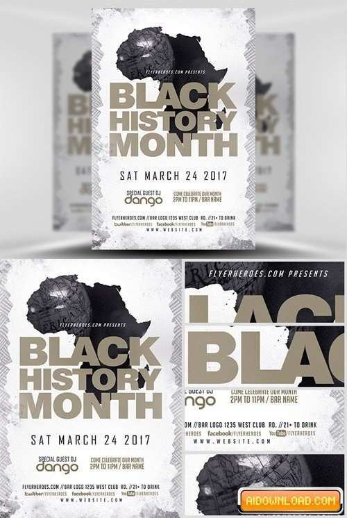 34 Free Black History Month Flyer Template Templates by Black History Month Flyer Template