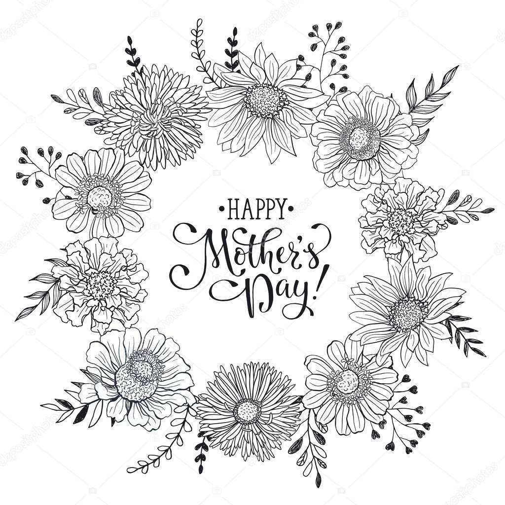 34 Free Happy Mothers Day Card Templates With Stunning Design by Happy Mothers Day Card Templates