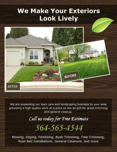 34 Free Lawn Care Flyers Templates Free Templates by Lawn Care Flyers Templates Free