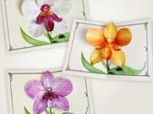 34 Free Orchid Pop Up Card Template Layouts with Orchid Pop Up Card Template