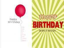 Birthday Card Templates In Word