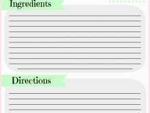 34 How To Create Microsoft Word Recipe Card Templates Maker with Microsoft Word Recipe Card Templates