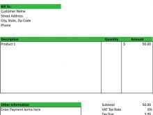 34 How To Create Vat Invoice Template Free Templates by Vat Invoice Template Free