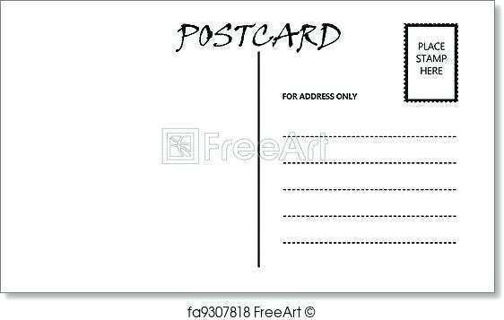 34 Online A4 Postcard Template With Lines Formating with A4 Postcard Template With Lines