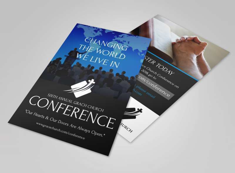 34 Online Church Conference Flyer Template Photo with Church Conference Flyer Template
