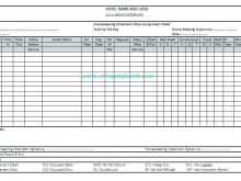 Notary Receipt Template