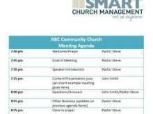 34 Printable Church Business Meeting Agenda Template in Word for Church Business Meeting Agenda Template