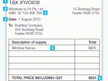 34 Printable Tax Invoice Template Australia No Gst Now for Tax Invoice Template Australia No Gst