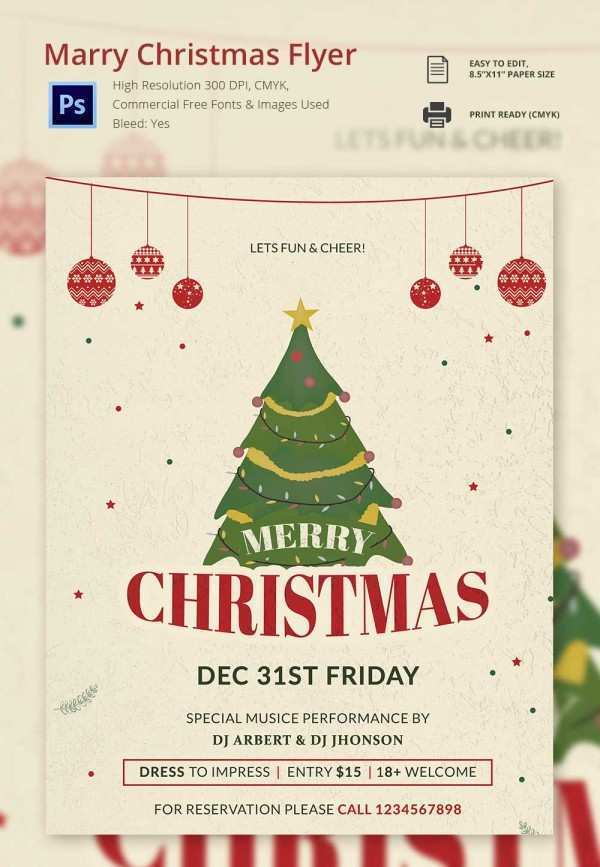 34 Report Christmas Flyer Word Template Free Download by Christmas Flyer Word Template Free