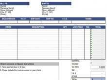 34 Standard Blank Invoice Template Microsoft Excel Formating with Blank Invoice Template Microsoft Excel