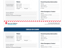 34 Standard Emergency Id Card Template Now with Emergency Id Card Template