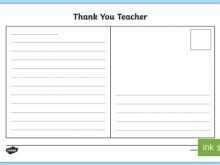 34 Standard Postcard Template For Teachers Formating with Postcard Template For Teachers