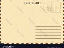 34 Standard Postcard Template With Stamp in Photoshop with Postcard Template With Stamp