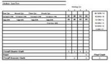 34 Standard Report Card Template For High School Formating for Report Card Template For High School