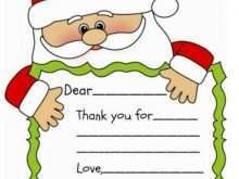 34 Standard Thank You Card From Santa Template Templates for Thank You Card From Santa Template