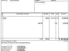 34 Standard Vat Invoice Format In Tally Photo for Vat Invoice Format In Tally