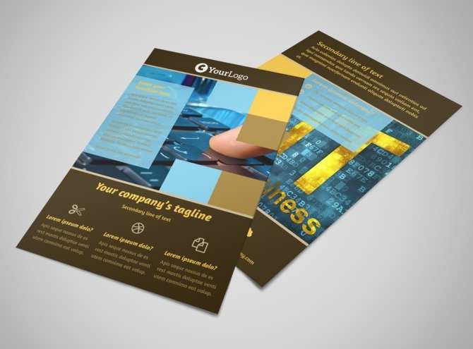 34 Technology Flyer Template Photo for Technology Flyer Template
