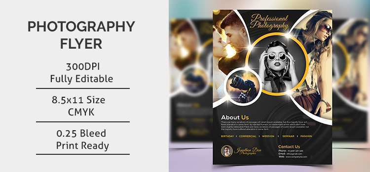 34 The Best Free Photography Flyer Templates Psd File With Free Photography Flyer Templates Cards Design Templates