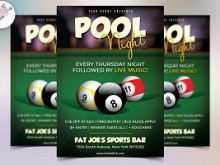 34 The Best Free Pool Tournament Flyer Template for Ms Word by Free Pool Tournament Flyer Template