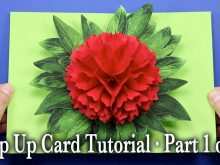 34 The Best Pop Up Card Rose Template Now with Pop Up Card Rose Template