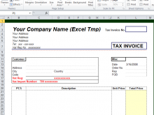 34 The Best Tax Invoice Format Blank Maker by Tax Invoice Format Blank