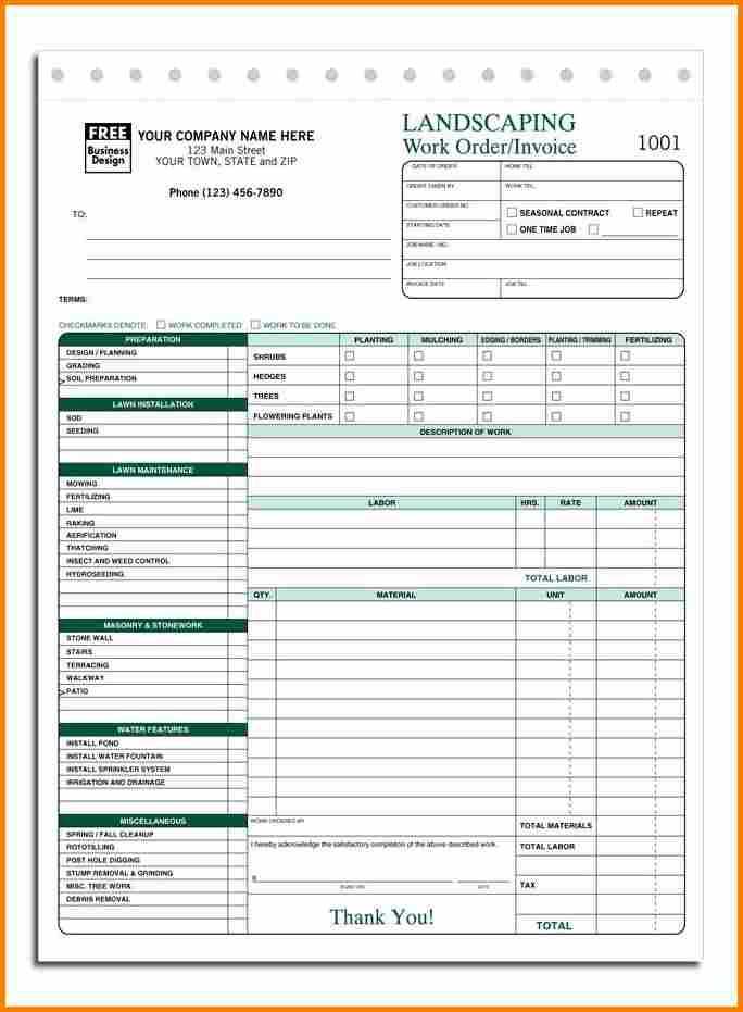 34 Visiting Lawn Mowing Invoice Template Maker for Lawn Mowing Invoice Template