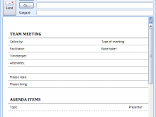 35 Blank Meeting Agenda Mail Format Formating by Meeting Agenda Mail Format