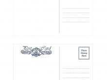 Oversized Postcard Template