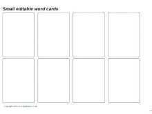 Small Tent Card Template 6 Per Sheet