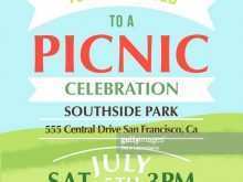 Blank Picnic Flyer Template