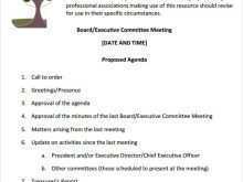 35 Create Board Meeting Agenda Template Uk for Ms Word with Board Meeting Agenda Template Uk